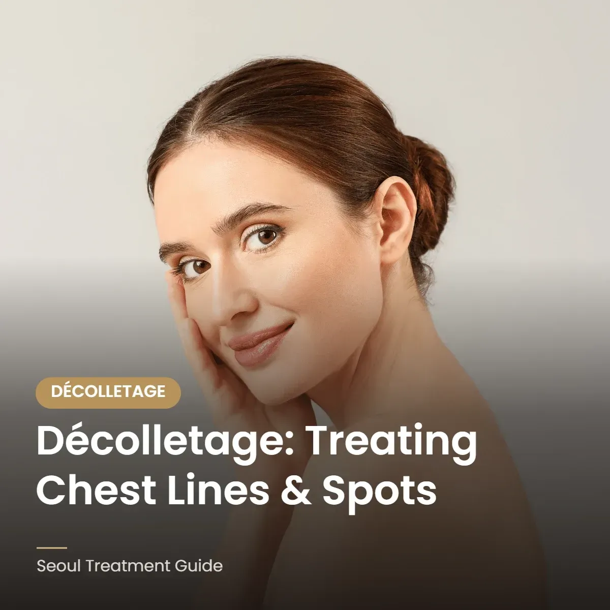 Décolletage and chest skin rejuvenation