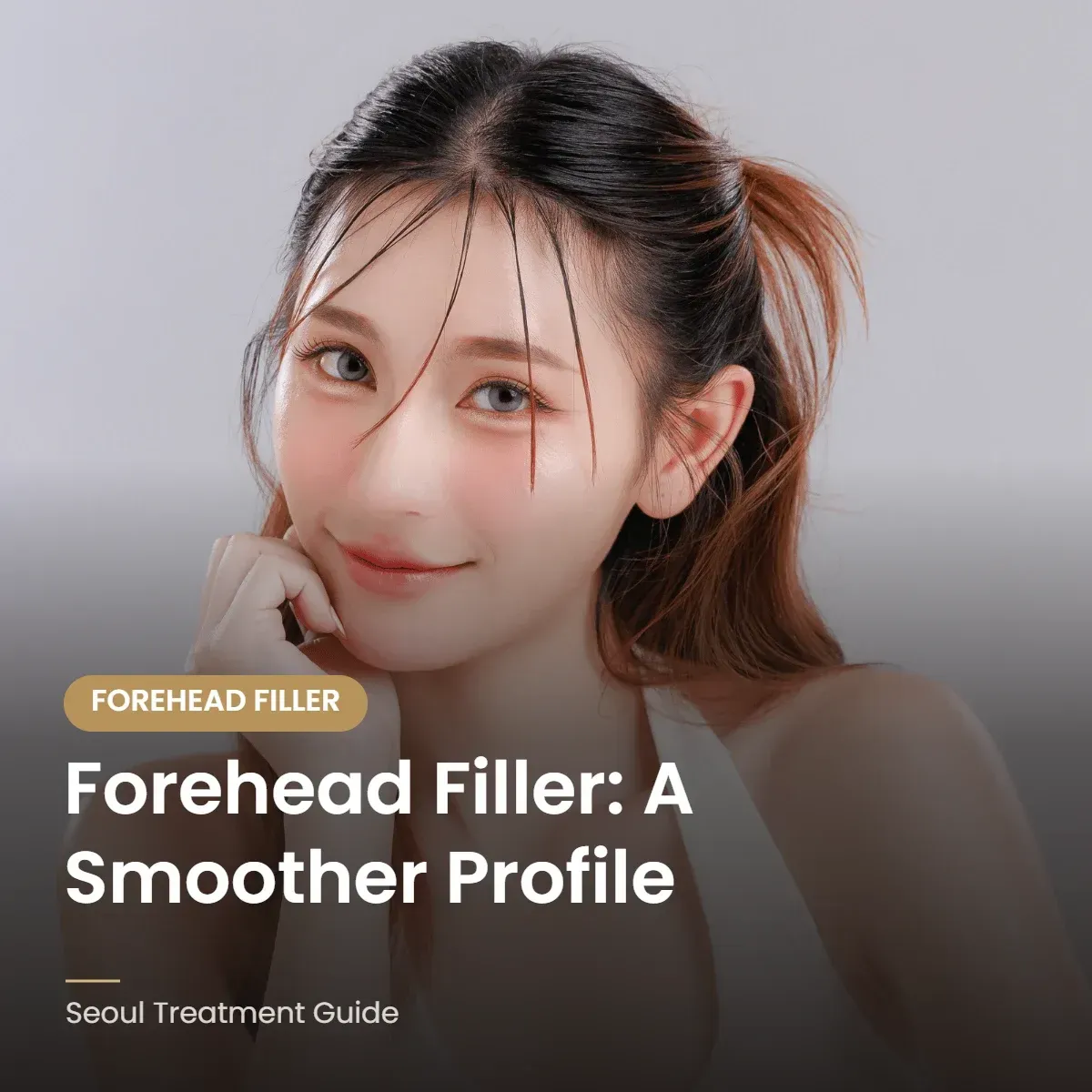 Forehead filler for a rounded forehead