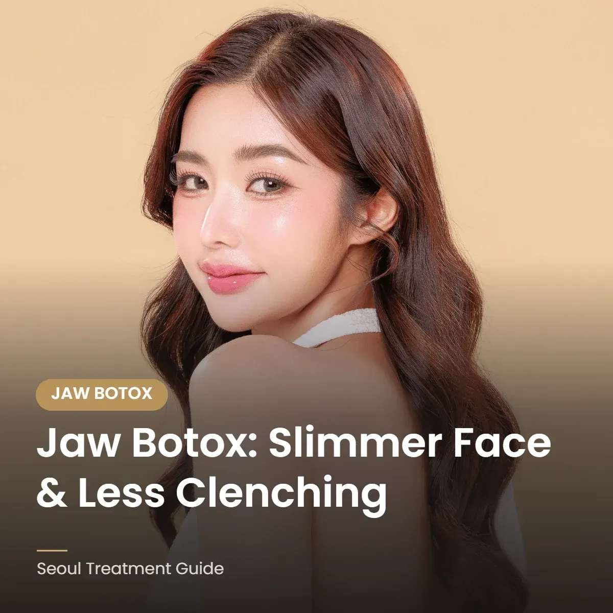 Masseter jaw botox for a slimmer face