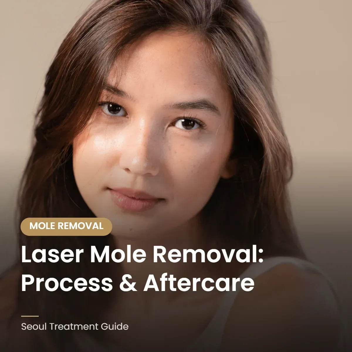Laser mole removal process and aftercare
