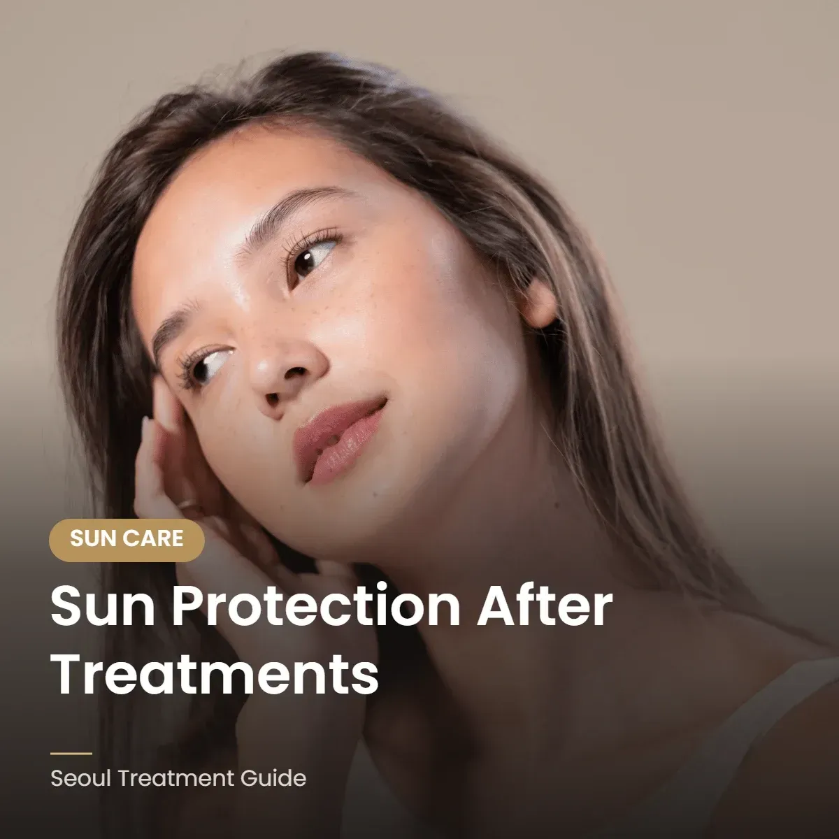 Sun protection after aesthetic treatments
