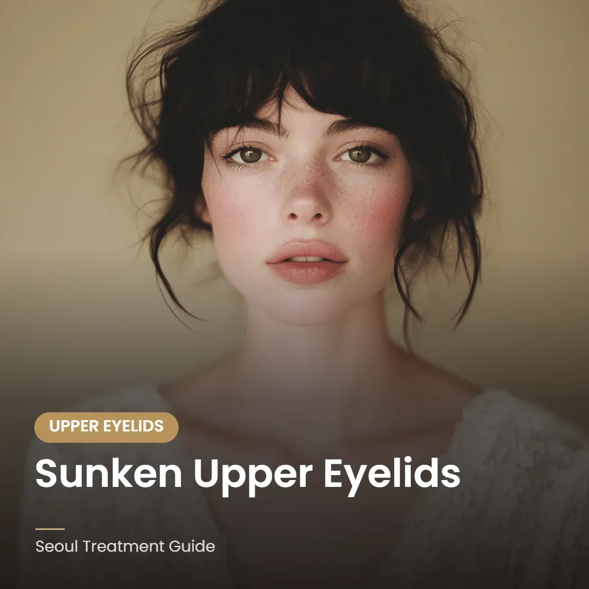 Sunken upper eyelid treatment