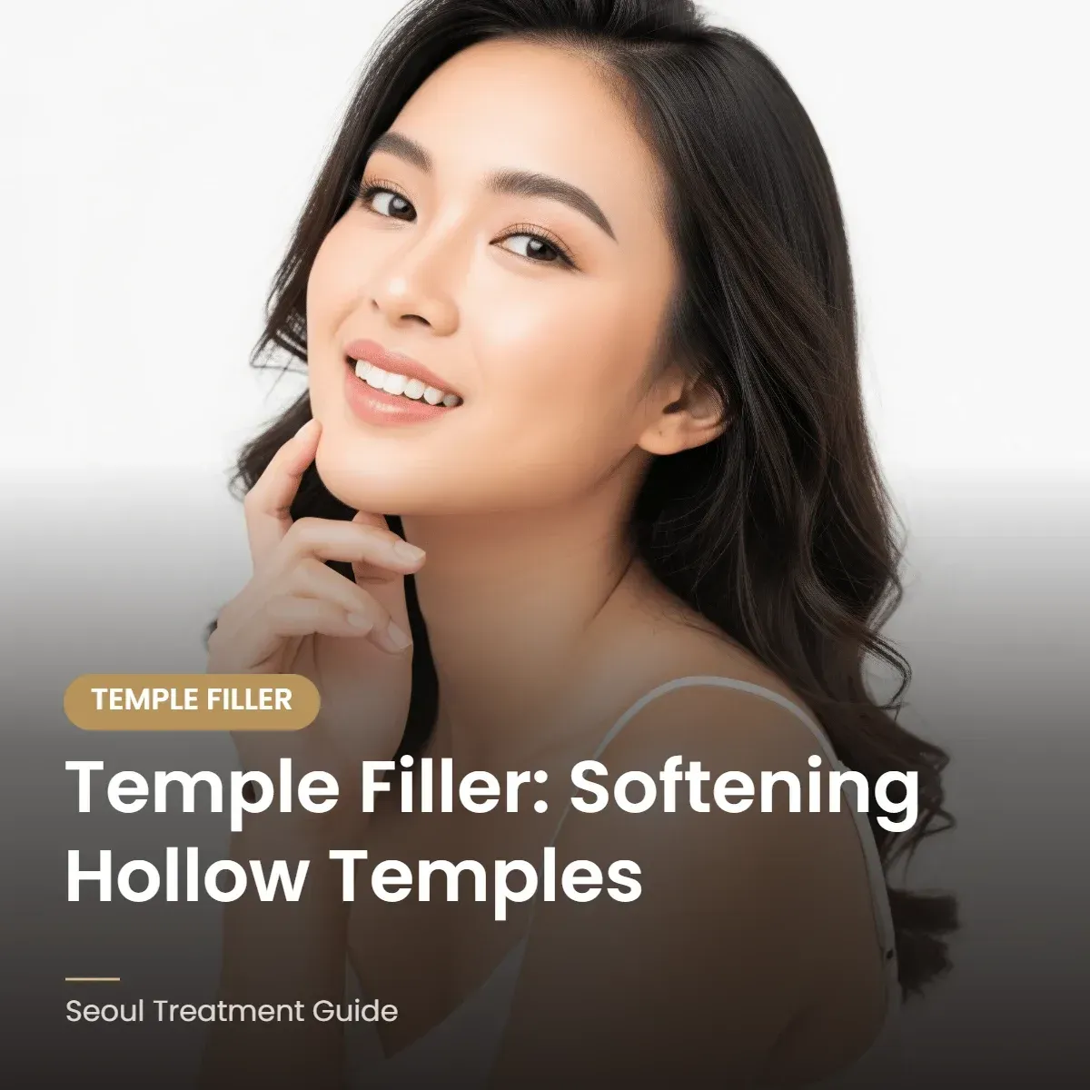 Temple filler for hollow temples