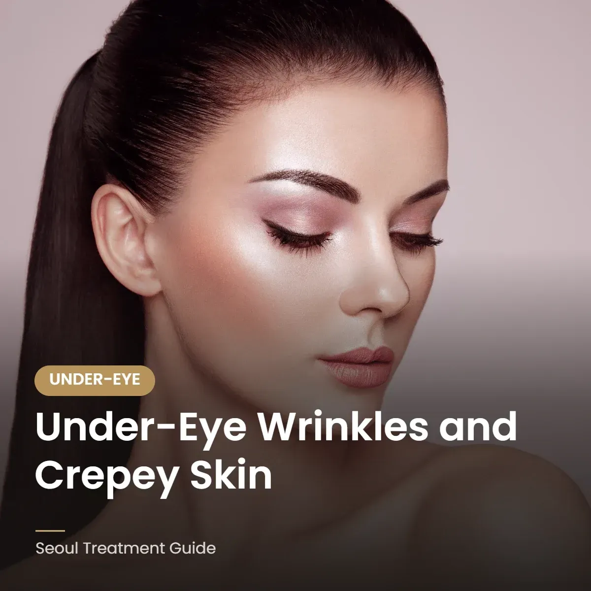 Treatments for under-eye wrinkles