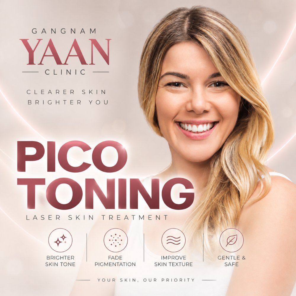 Pico Toning laser treatment at Gangnam Yaan Clinic, Seoul