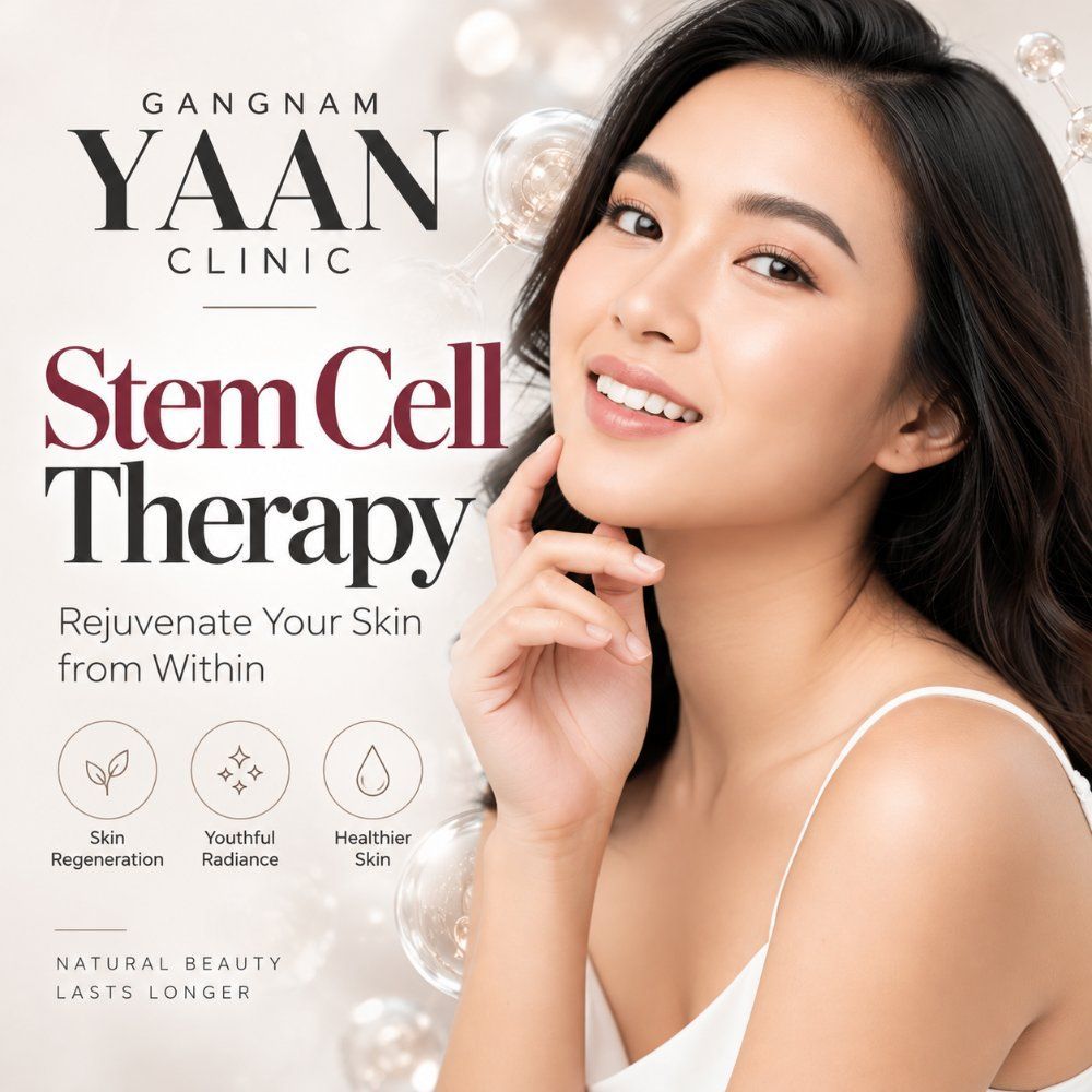 Stem cell therapy for skin rejuvenation at Gangnam Yaan Clinic, Seoul