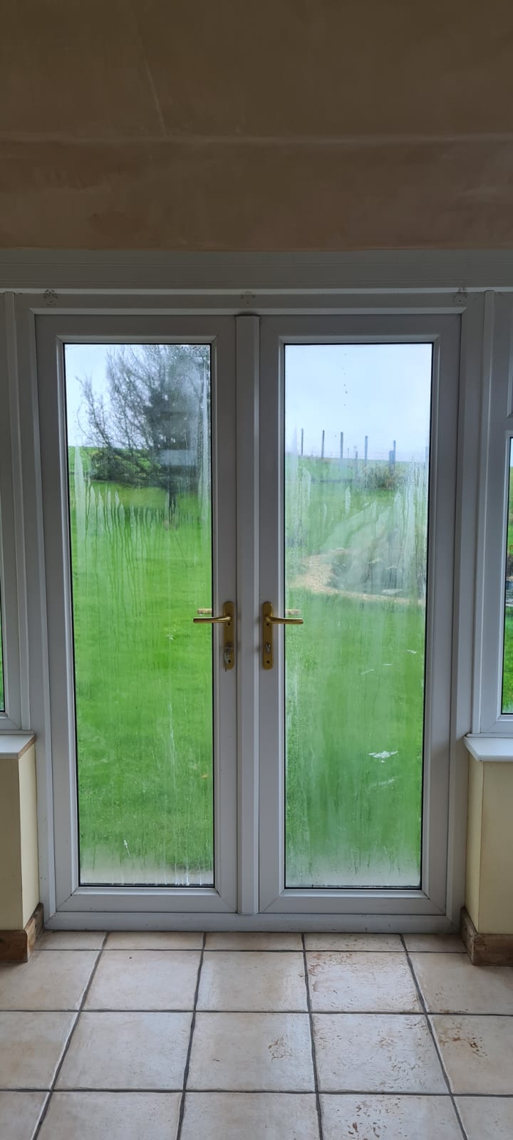 misted glass