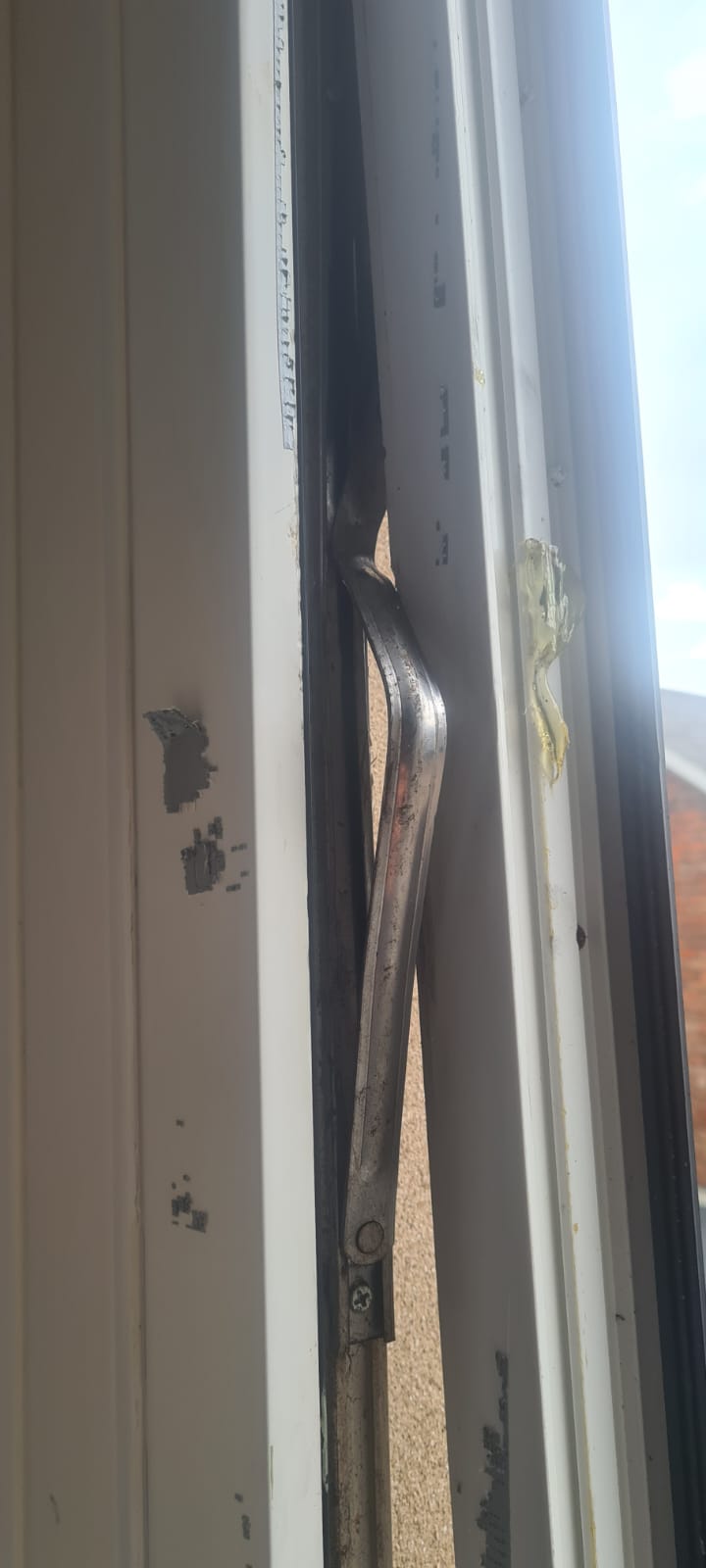 an ajar window