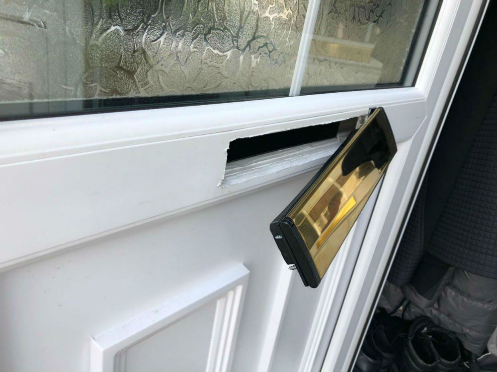 broken letterbox