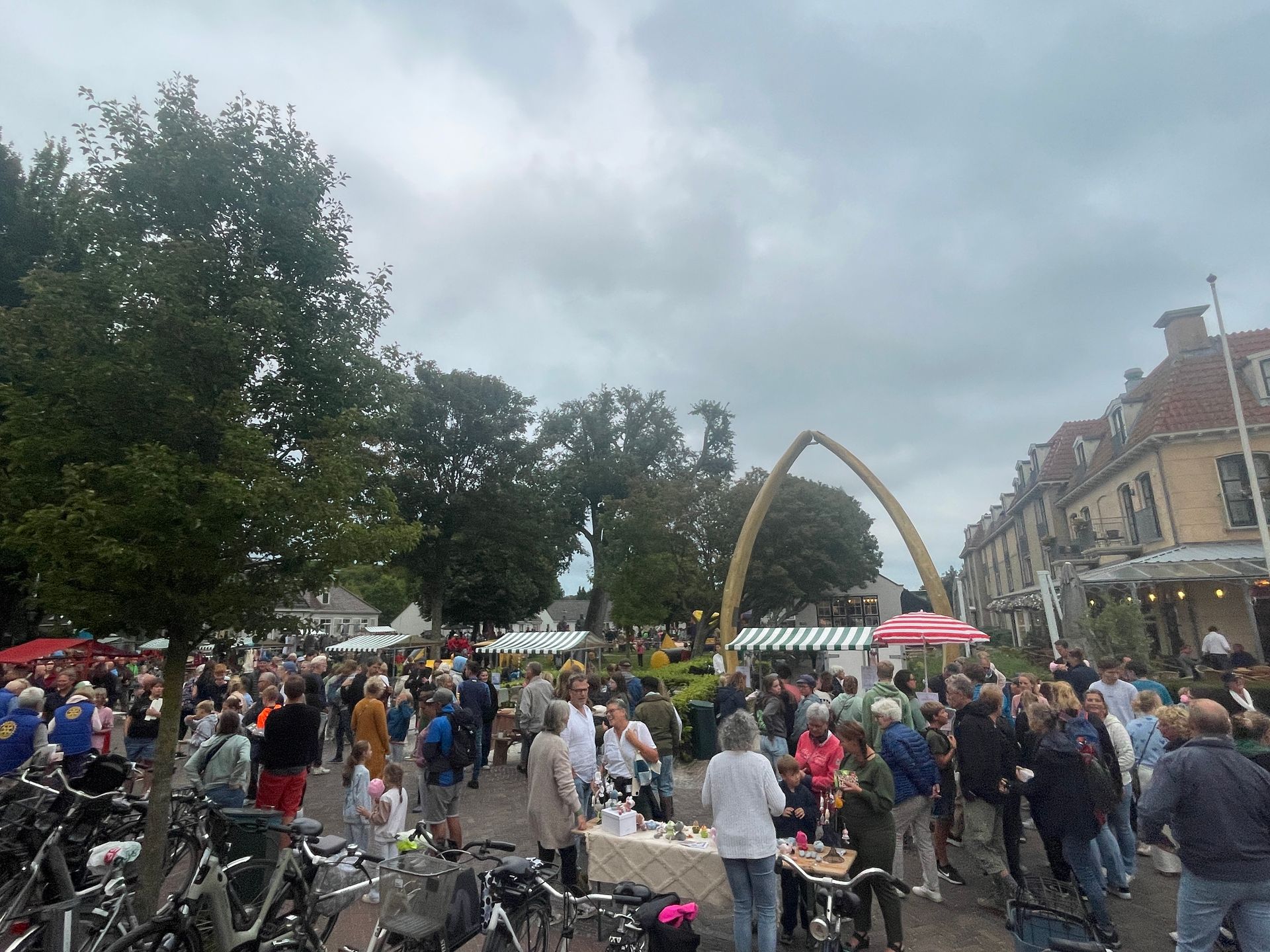 gezelligheid in het dorp