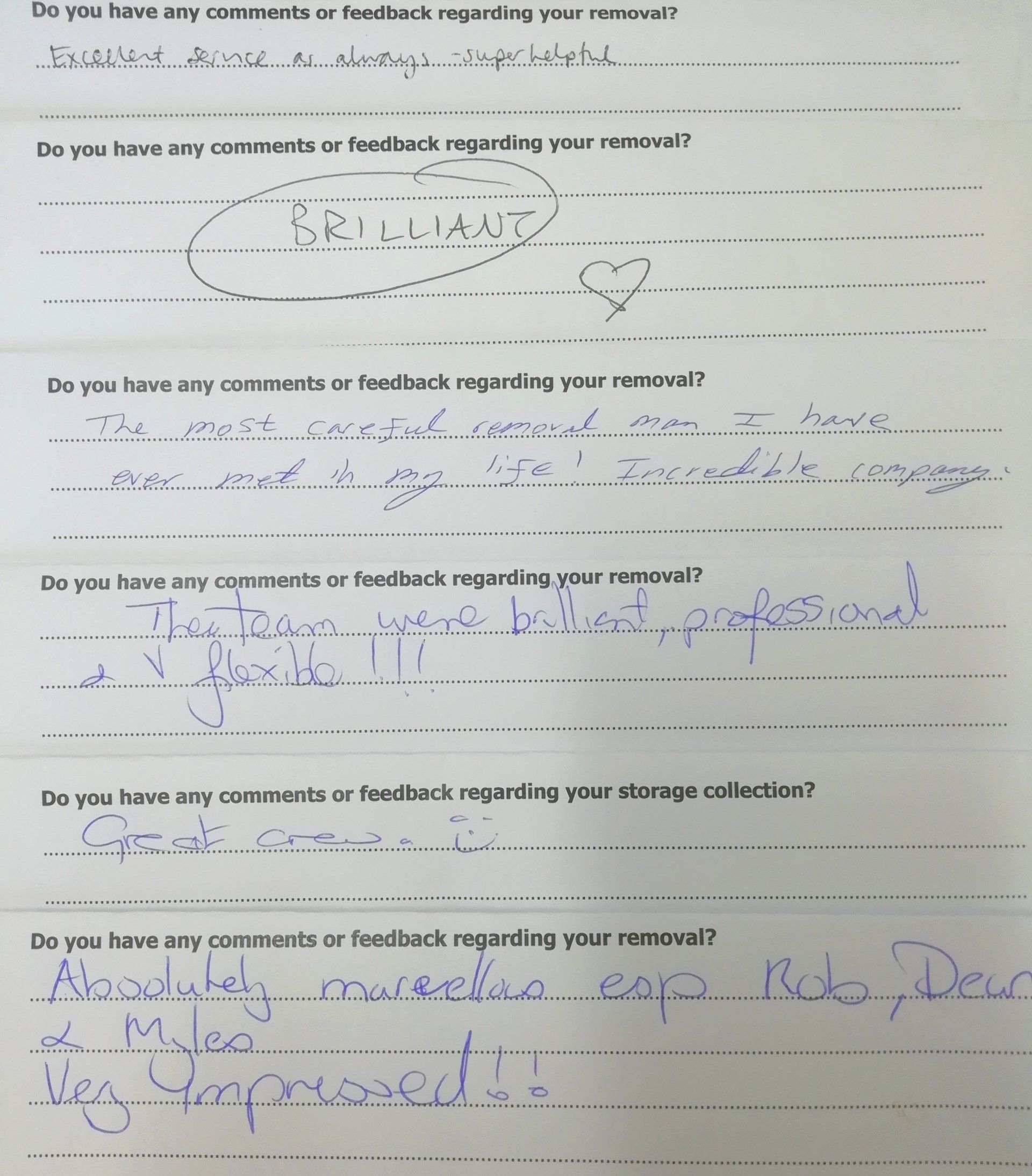 Removals review