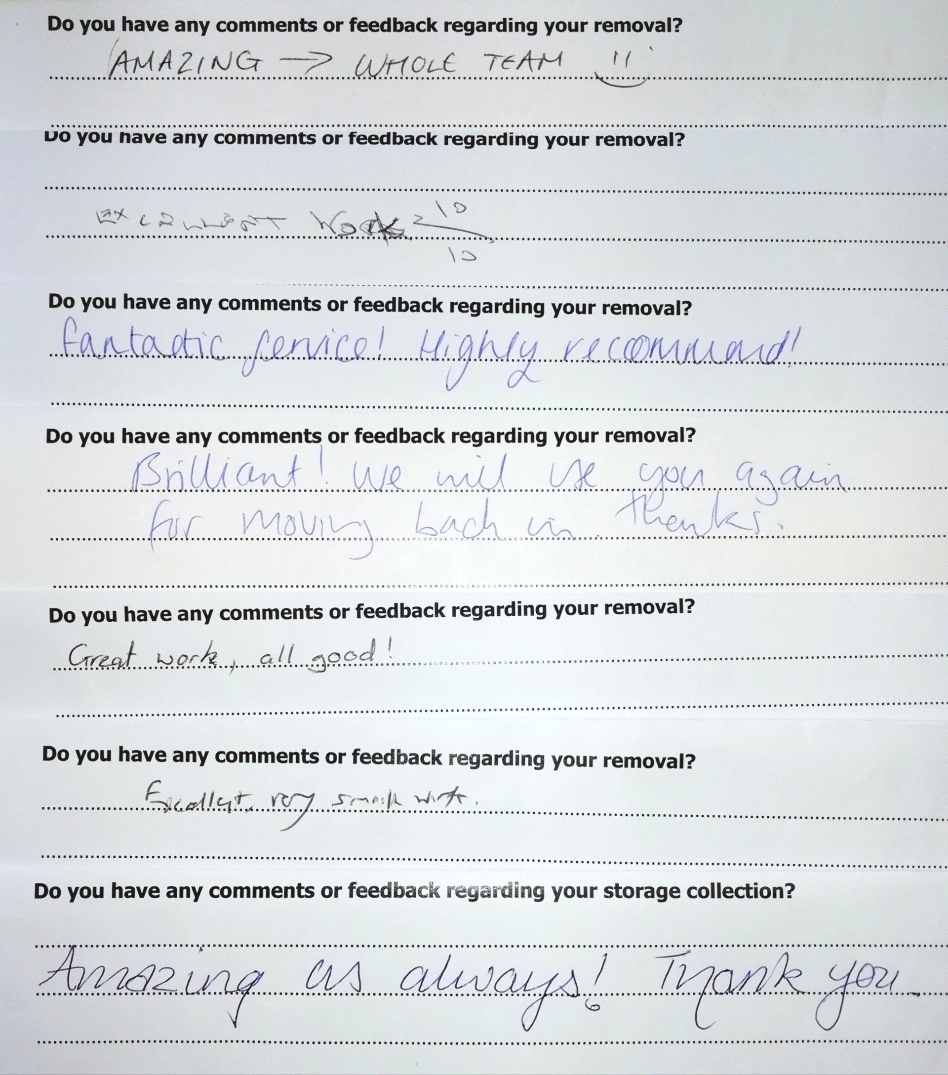 Removal reviews