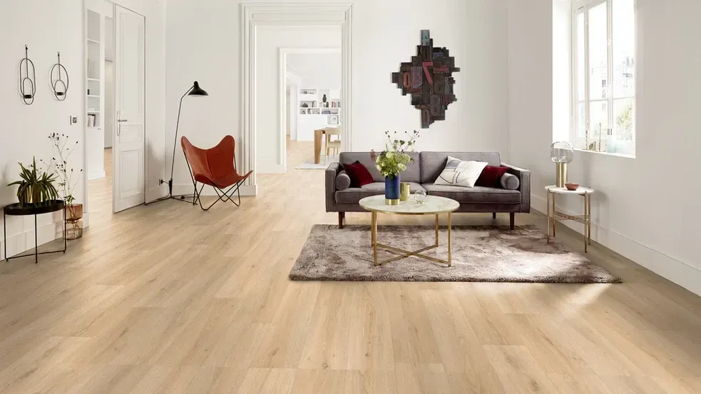 Open Plan House With Sheet Vinyl Flooring - Tony Di Milia Flooring 