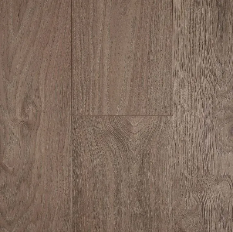 Wood-grain flooring with a light brown hue, featuring natural patterns and textures.