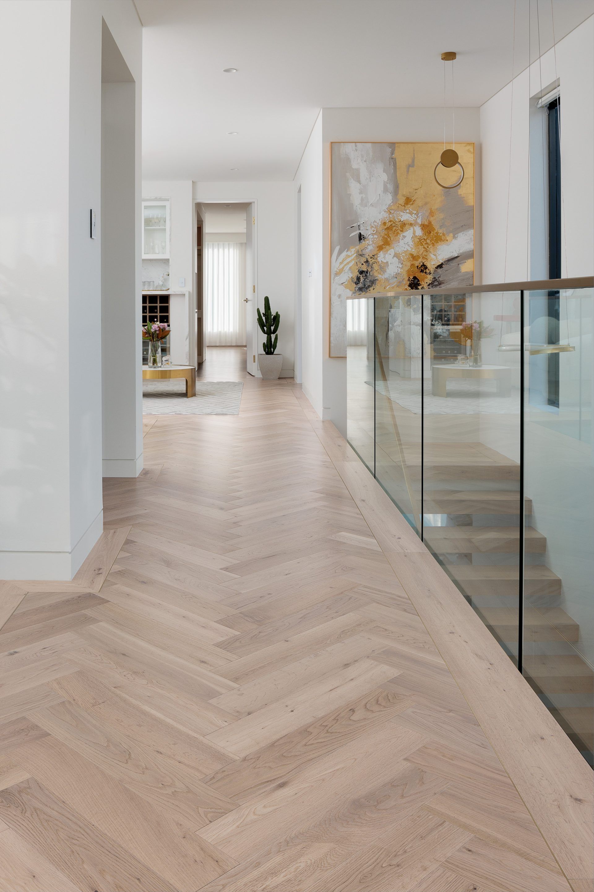 Light Brown Parquet Flooring - Tony Di Milia Flooring 