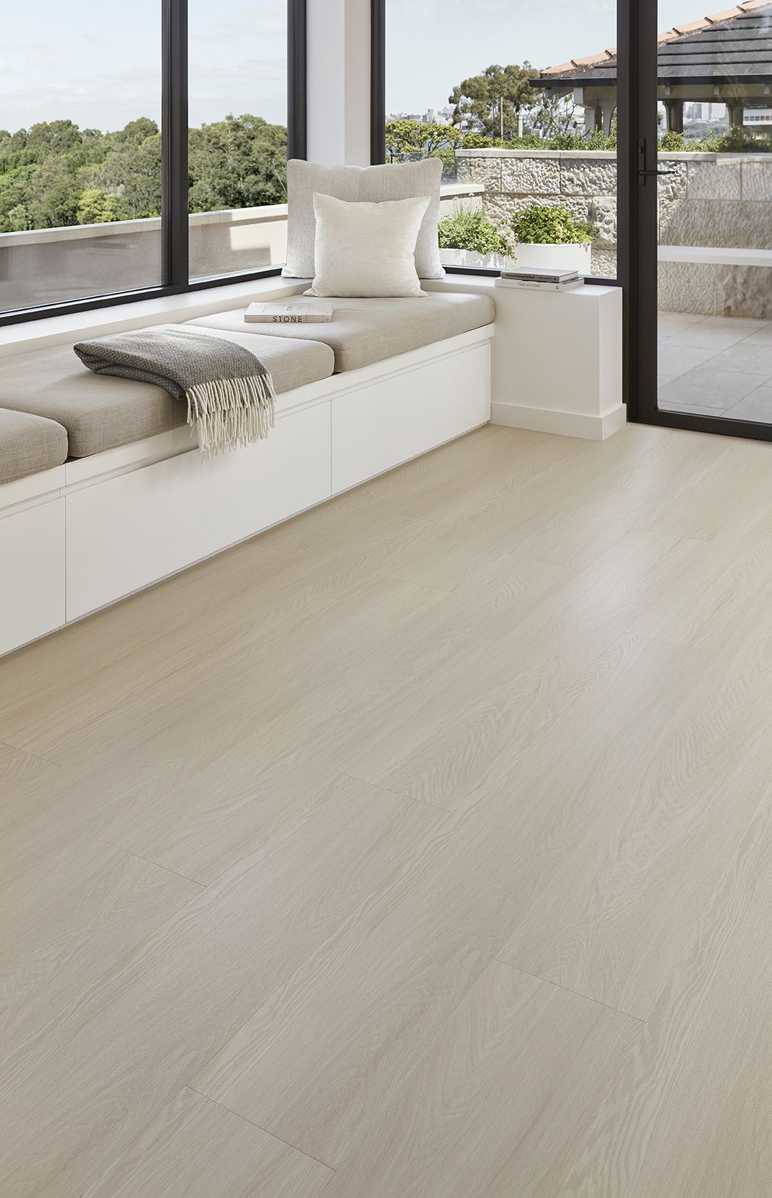 Light Beige Laminate Floor - Tony Di Milia Flooring