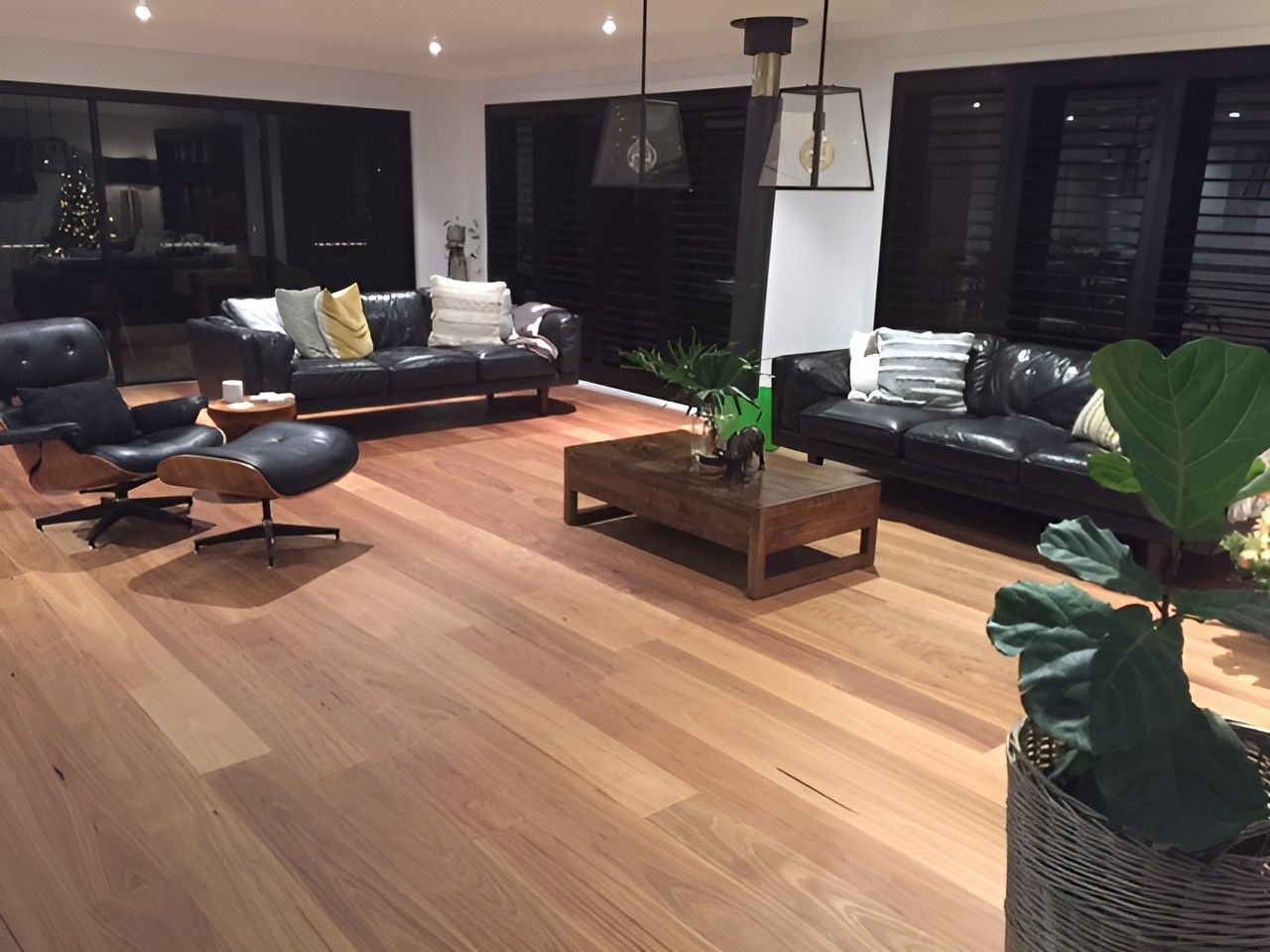 Flooring Wollongong Modern Timber Flooring In Stylish Living Room