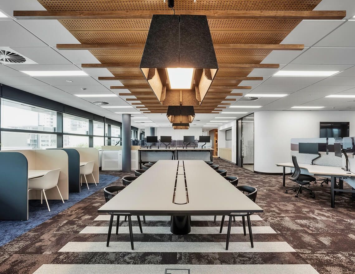 There Is a Long Table in The Middle of The Room — Tony Di Milia Flooring in Unanderra, NSW
