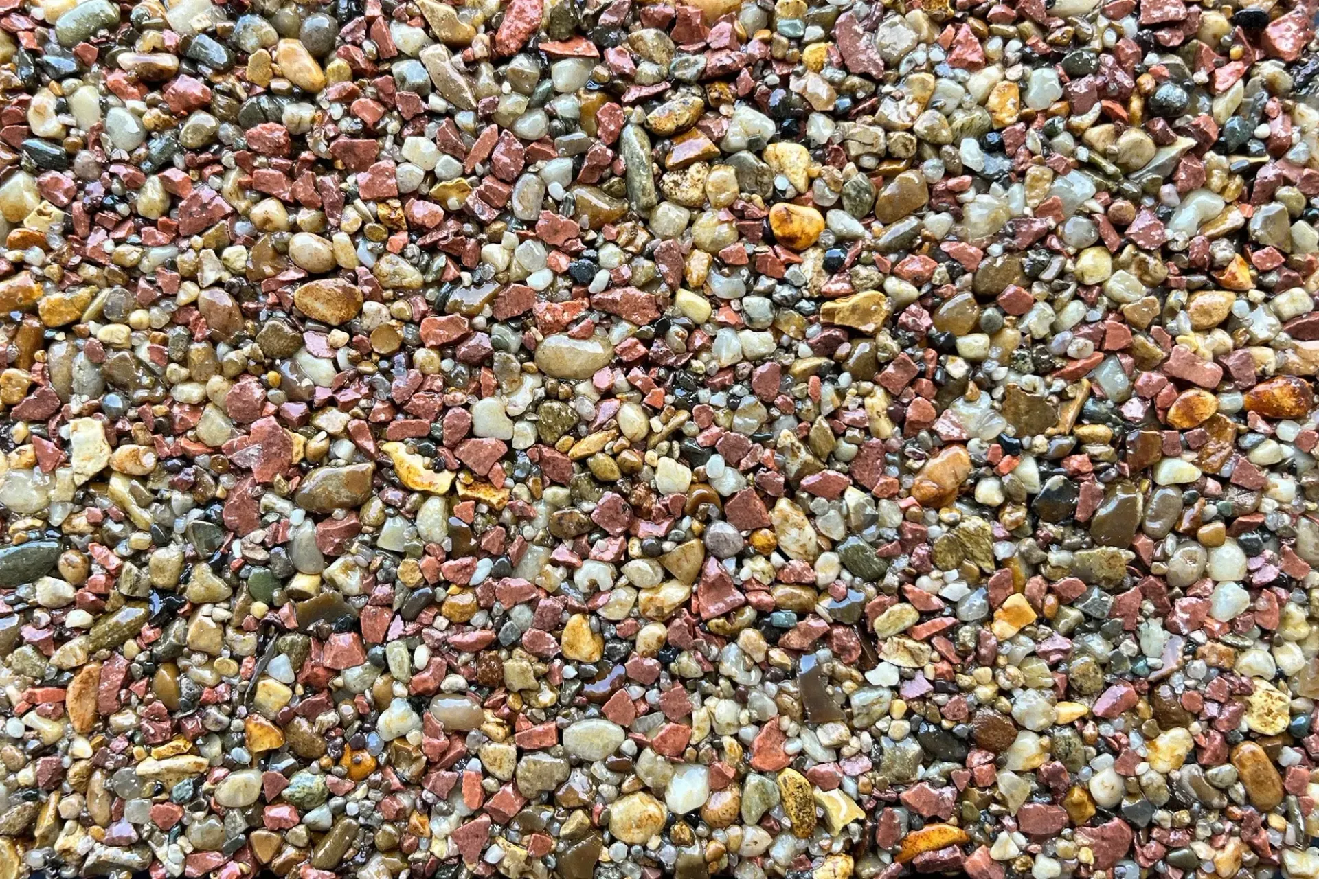 Titan silver resin driveway colour blend.