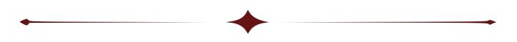 Thin red decorative divider with a central diamond and line-ended ornaments on a white background