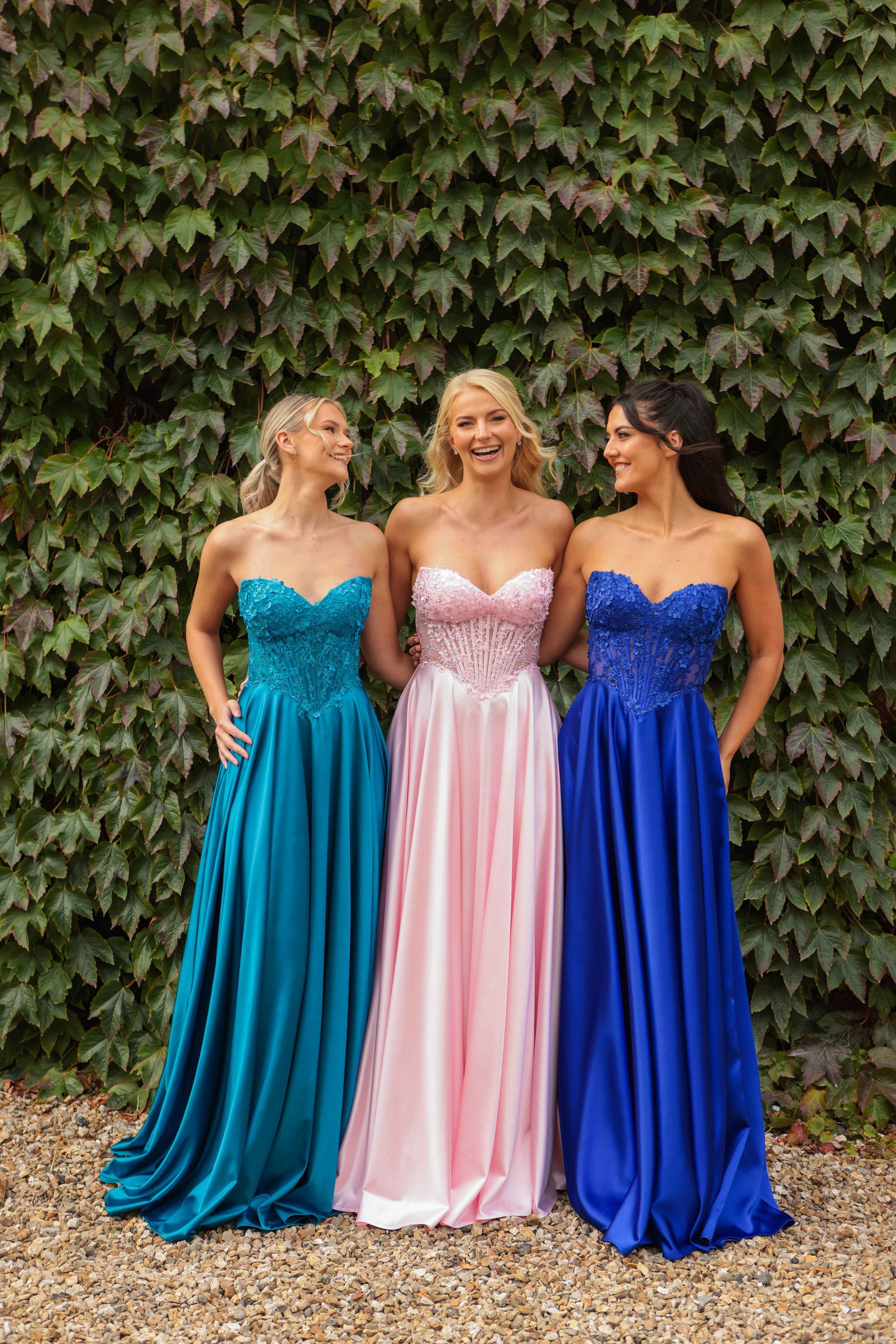 Royal, Pink, and Teal