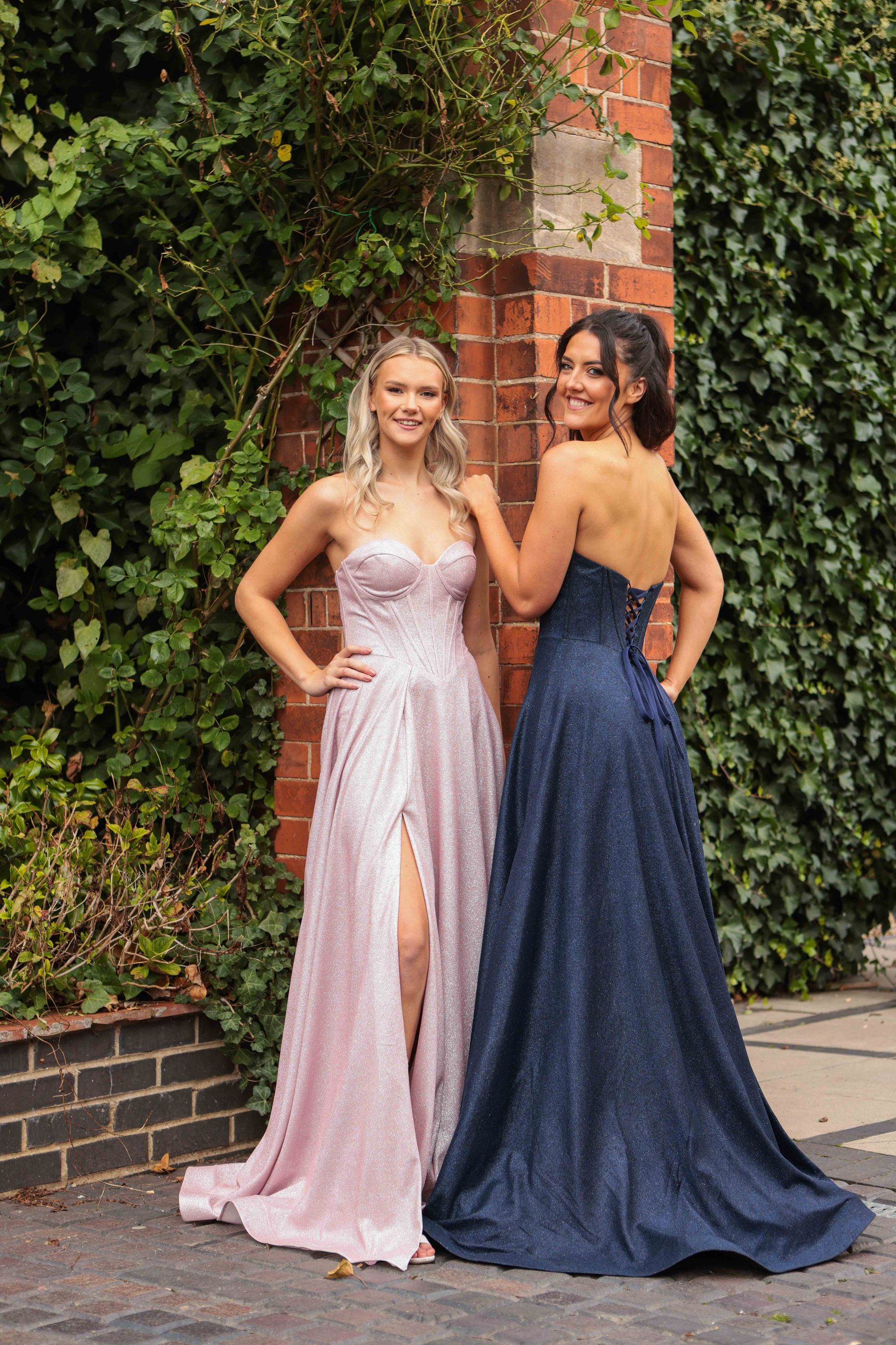 Pink and Navy