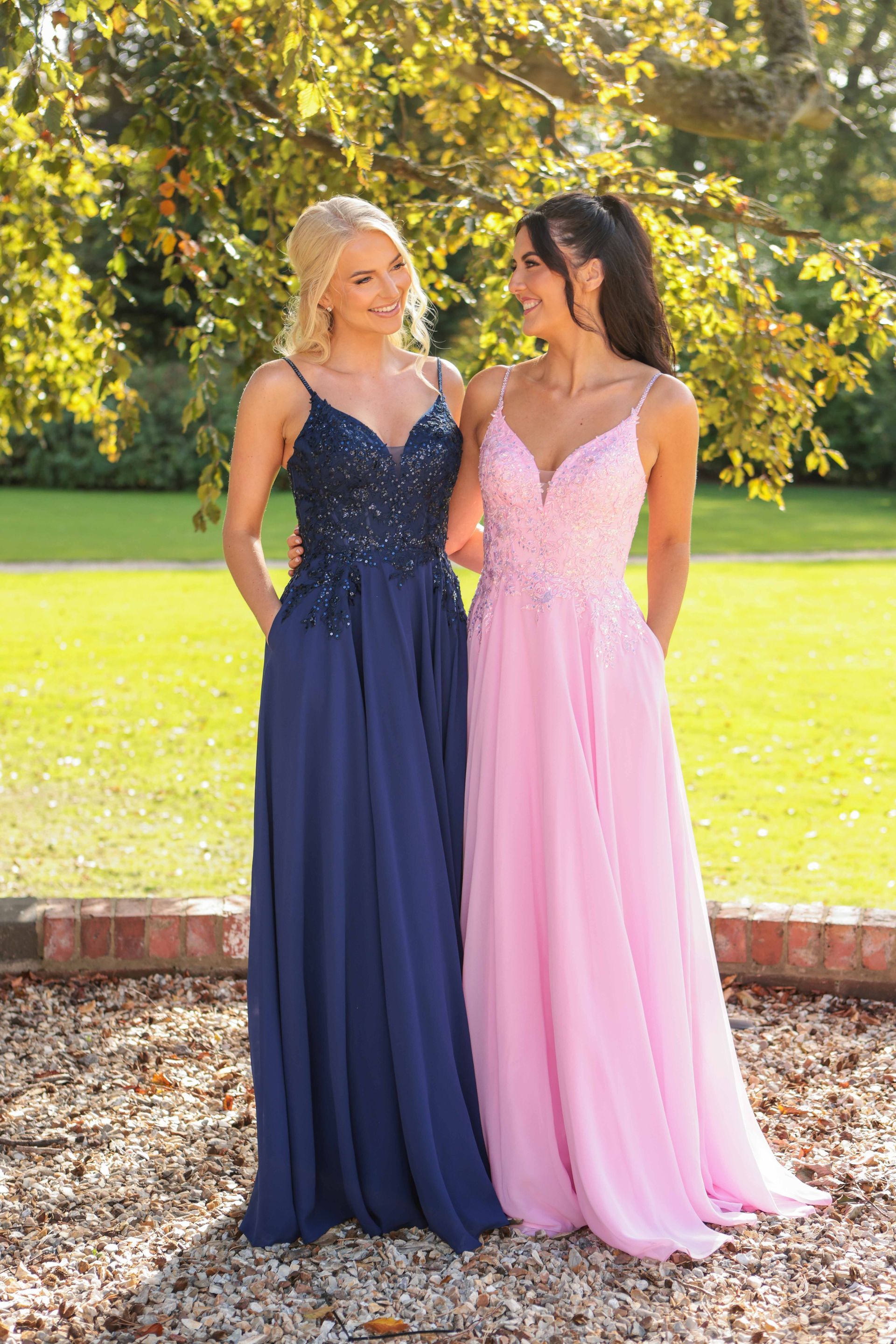 Navy and Pink