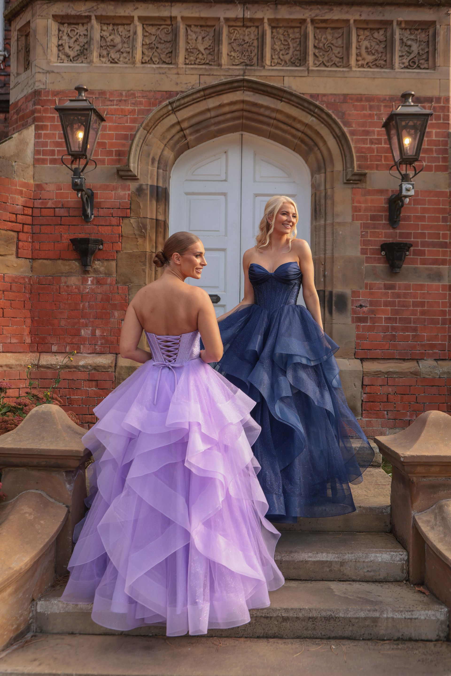Lilac and Navy