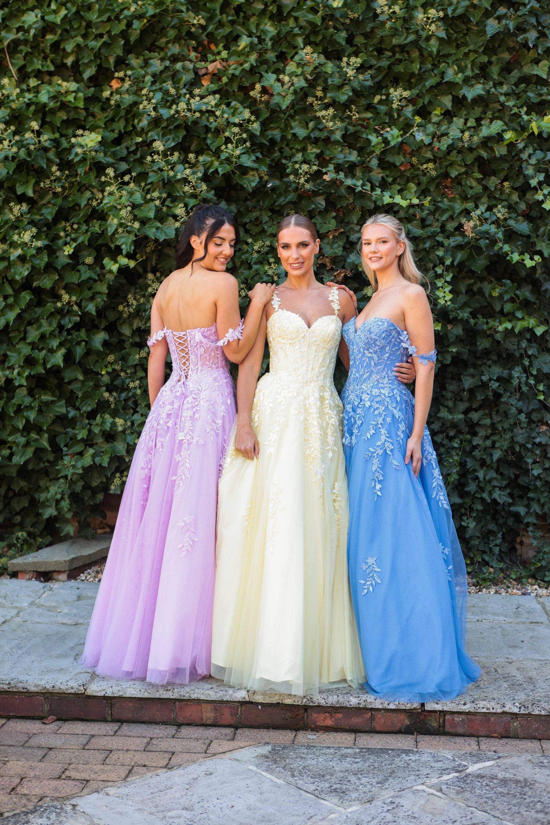 Lemon, Bluebell, and Lilac