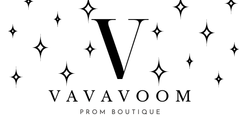 Logo for VAVAVOOM Prom Boutique: large