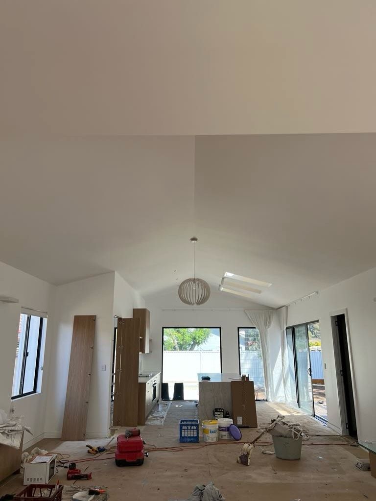 Complete plaster work with high pitched ceiling - Project in Booker Bay NSW