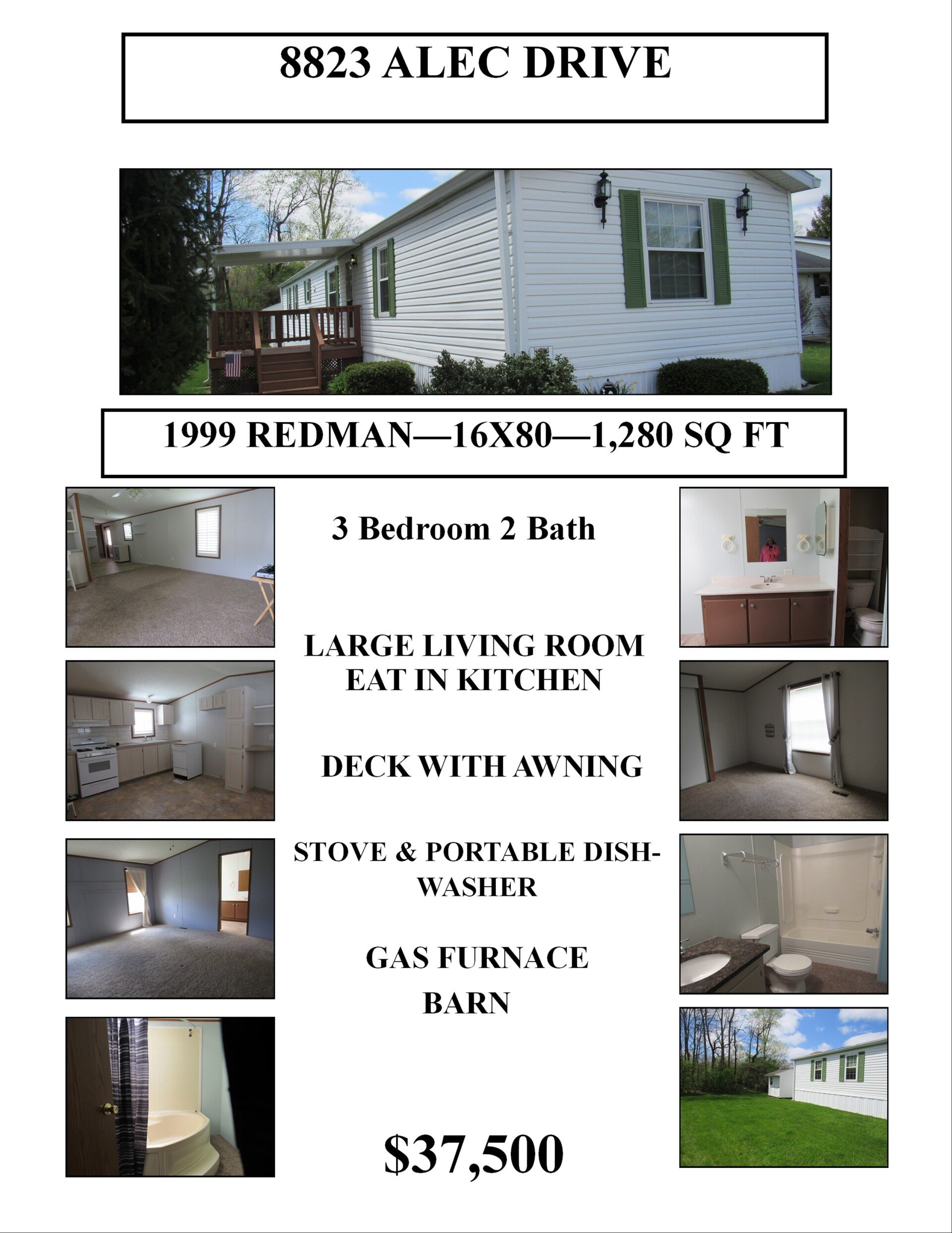 Homes for Sale Lake Of The Pines Mobile Home Park Indianapolis, Indiana