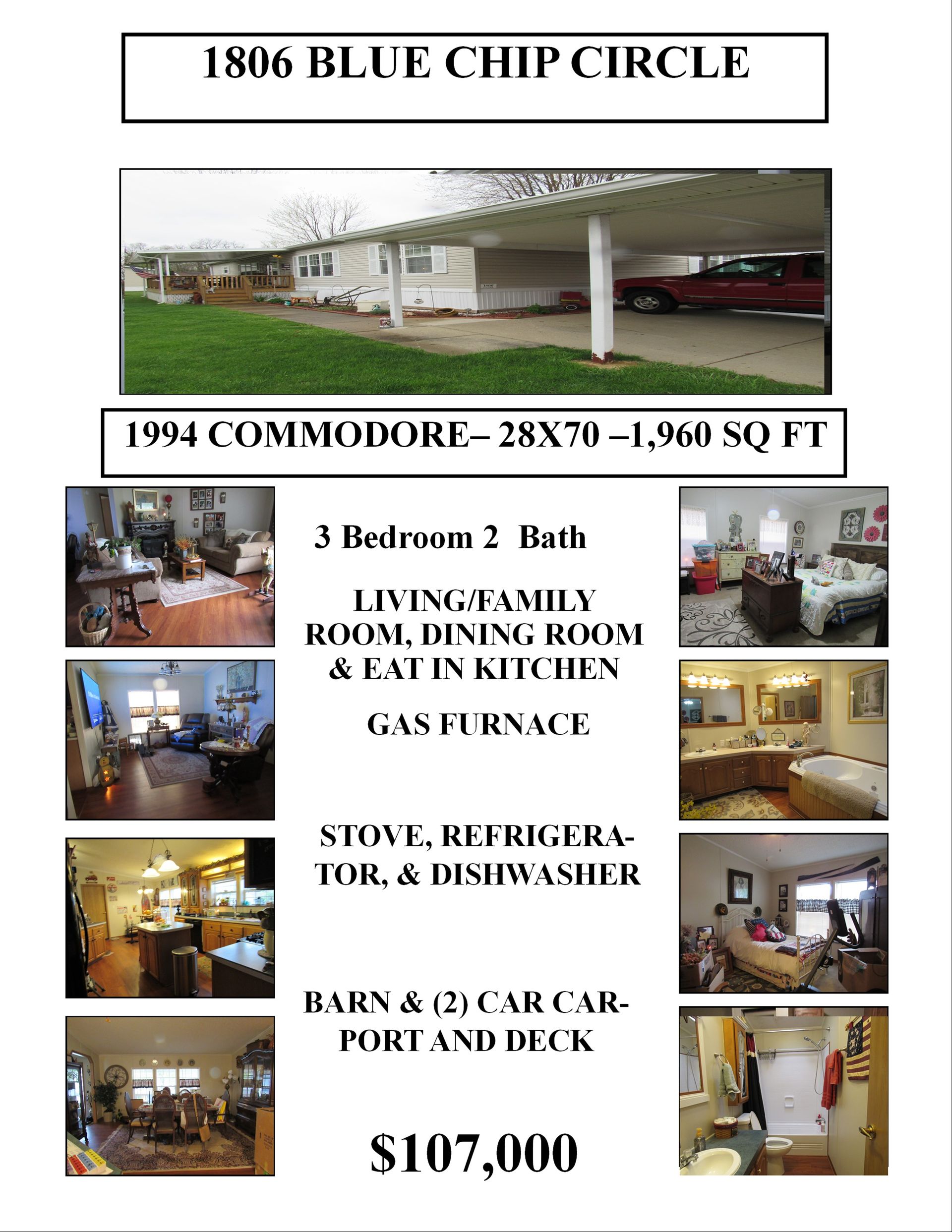 Homes for Sale Lake Of The Pines Mobile Home Park Indianapolis, Indiana