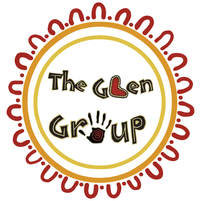 A circular logo for 