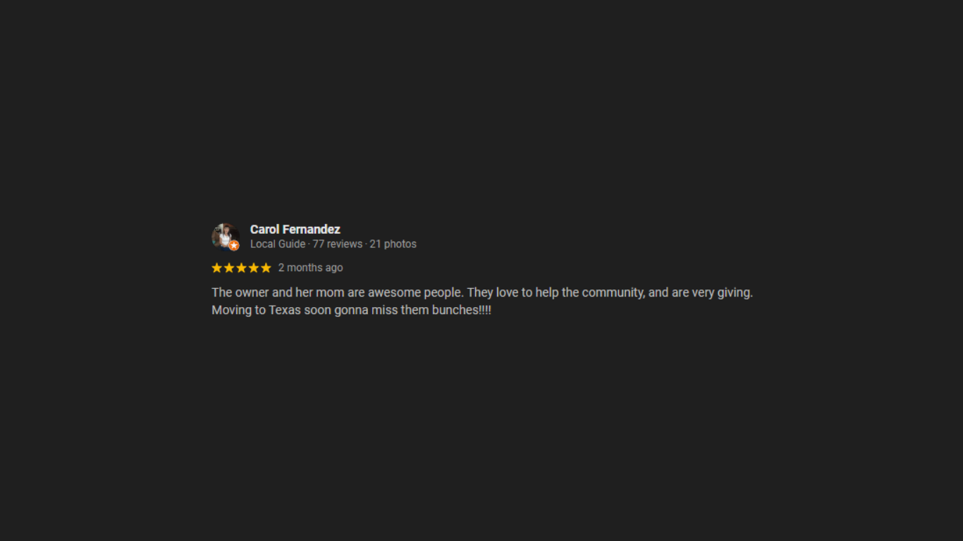 Review with text by Carl Hernandez;