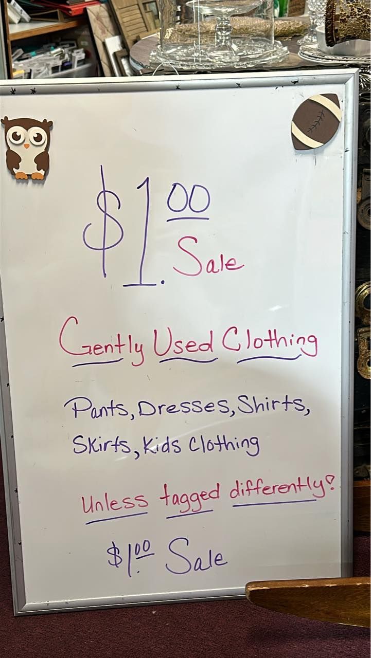 Whiteboard sign: