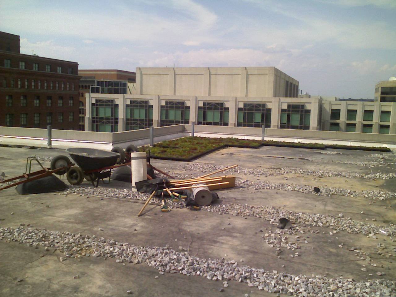 The First Green Rooftop Labyrinth in the USA
