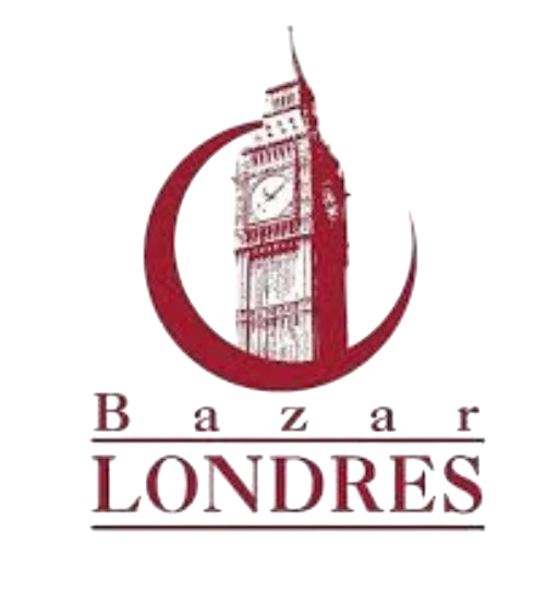 Logotipo: Big Ben delineado en rojo, dentro de una media luna roja, con el texto 