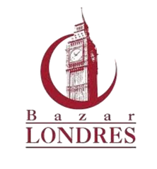 Logotipo: Big Ben delineado en rojo, dentro de una media luna roja, con el texto 