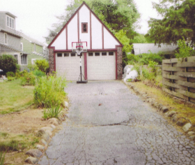 Driveway prior to construction.