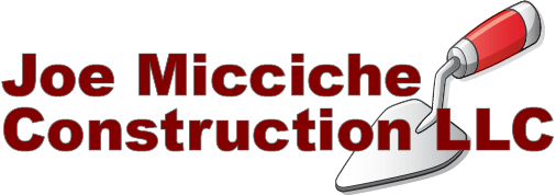Logo for Joe Micciche Construction LLC, NJ licensed Home Improvement & Mason Contractor in Bloomfield, near Nutley, Montclair & Glen Ridge.