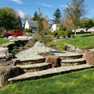 Stonemasonry by Micciche Construction, Bloomfield, NJ.