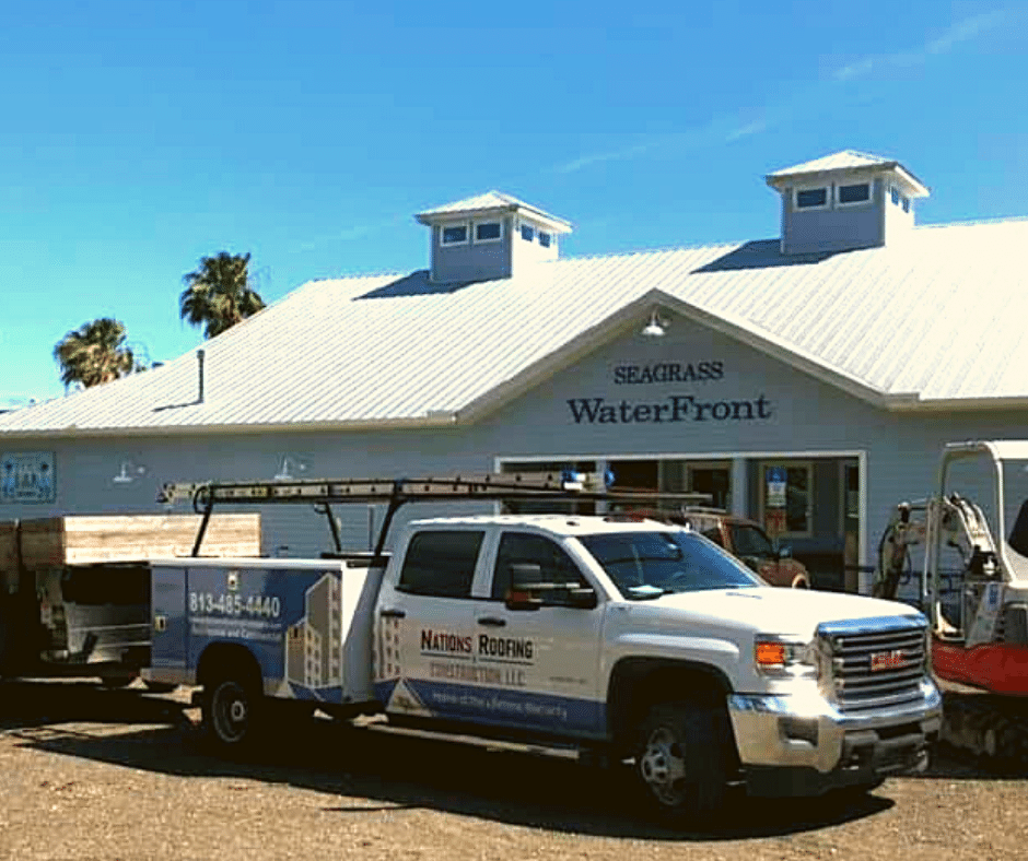 Nations Roofing & Construction installs commercial metal roofing in Florida