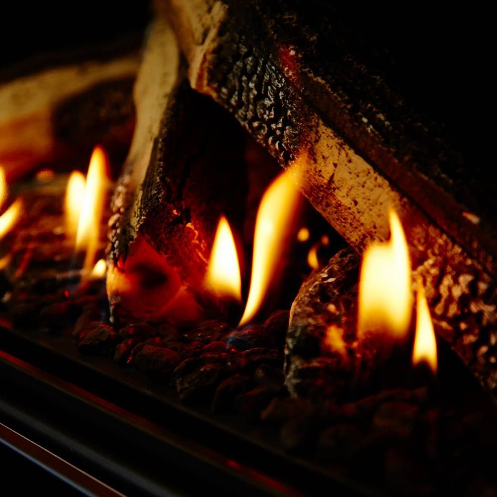 A Close Up Of A Fireplace With Flames Coming Out Of It — PalmAir Heating & Cooling Specialists In Narrandera, NSW