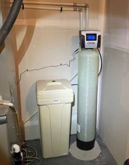 Water softener system installed by Level Up