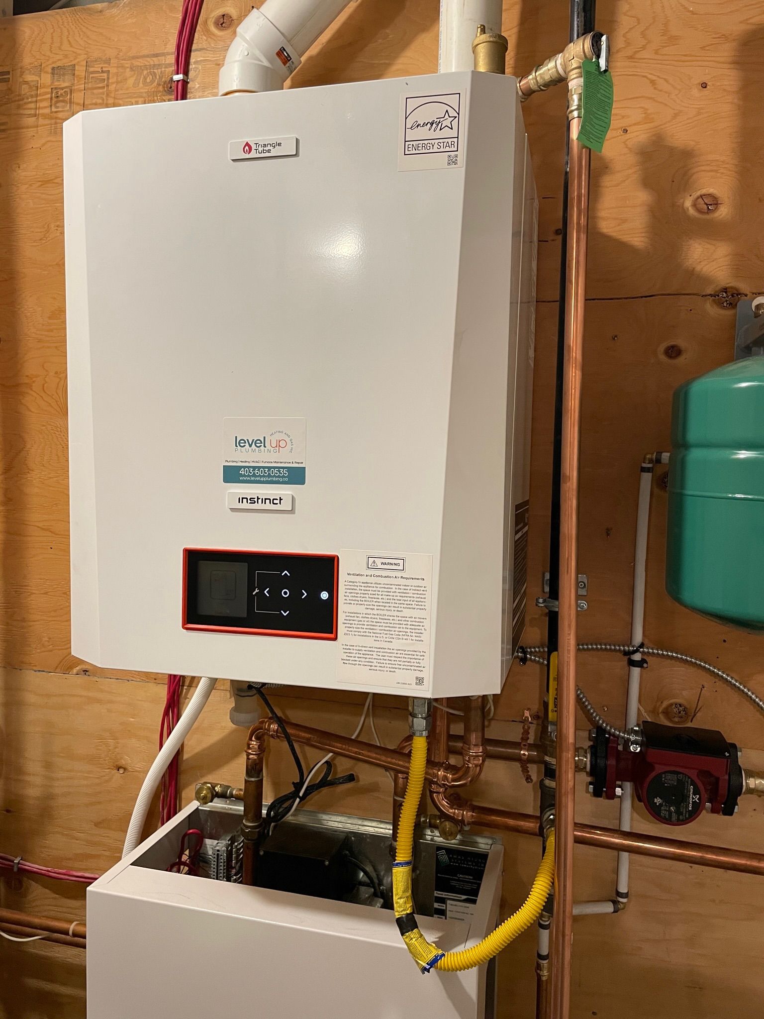 Signs You Might Need Boiler Repair - A new boiler in Okotoks installed by Level Up