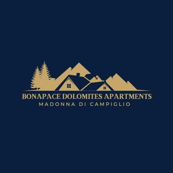 A logo for bonapace dolomites apartments madonna di campiglio