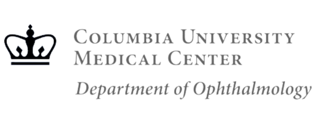 Columbia University Medical Center Department of Ophthalmology logo. Crown emblem on the left, text on the right.