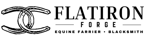 Logo with two intertwined horseshoes, 