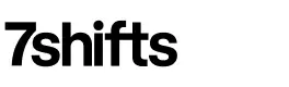 Black “7shifts” wordmark logo on a white background